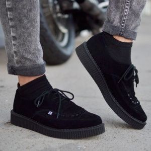 T.U.K. Suede Pointed Toe Creepers